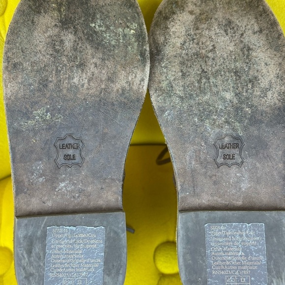 JANIE AND JACK Boy Shoes Leather Lace-Up Boot SIZE 10 - Picture 8 of 9